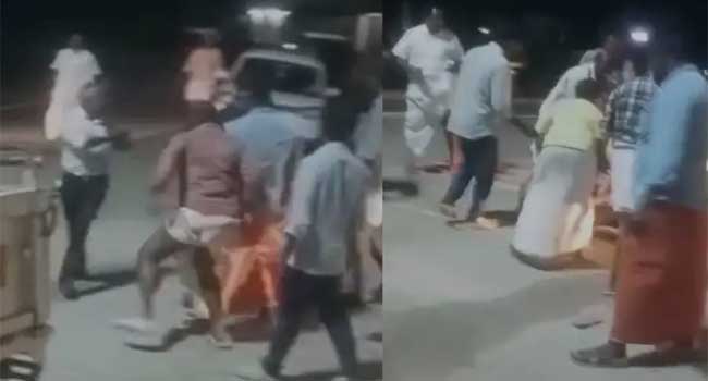 പ്രസംഗിച്ചുകൊണ്ടിരുന്ന-യുഡിഎഫ്-സ്ഥാനാർഥിയെ-തള്ളിയിട്ട്-റോഡിലൂടെ-വലിച്ചിഴച്ചു,-മർദിച്ചു,-അസഭ്യം-പറഞ്ഞു!!-സിപിഐ-സംസ്ഥാന-കൗൺസിലംഗം-വിആർ.-ശശിയെ-ഒന്നാംപ്രതിയാക്കി-കേസ്,