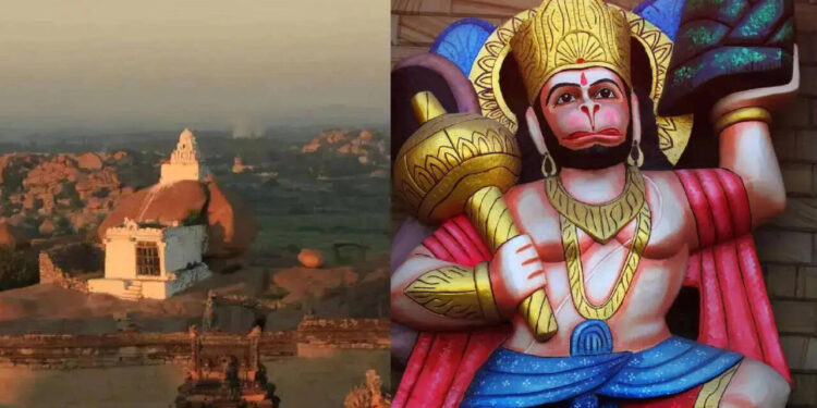 ഹംപിയിലെ-ഈ-കുന്നിൻ-മുകളിലെ-ക്ഷേത്രം-ഹനുമാന്റെ-ജന്മസ്ഥലമാണെന്ന്-വിശ്വസിക്കപ്പെടുന്നു!