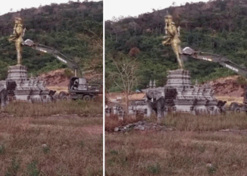 വിഷ്ണു-പ്രതിമ-തകർത്തു!-വിശദീകരണത്തിൽ-തൃപ്തിയാകാതെ-ലോകം;-അതിർത്തിയിൽ-പുകയുന്ന-സംഘർഷത്തിന്-പിന്നിലെ-സത്യമെന്ത്?