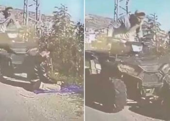 ‘ഉടൻ-ഈ-പ്രദേശം-വിട്ട്-പൊയ്ക്കോണം’…-റോഡരികിൽ-നിസ്‌കരിക്കുന്ന-പലസ്തീൻ-യുവാവിന്റെ-ദേഹത്തേക്ക്-വാഹനം-ഇടിച്ചുകയറ്റി-ഇസ്രയേൽ-റിസർവിസ്റ്റ്-സൈനികൻ,-മുഖത്ത്-പെപ്പർ-സ്പ്രേയും-പ്രയോ​ഗിച്ചു,-പ്രതിയുടെ-സൈനിക-സേവനം-അവസാനിച്ചതാണ്,-അറസ്റ്റ്-ചെയ്ത്-ആയുധം-പിടിച്ചെടുത്തു,-വീട്ടുതടങ്കലിലാക്കി-ഇസ്രയേൽ