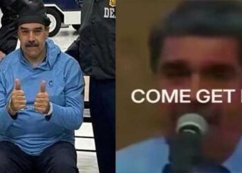 “വരൂ,-എന്നെ-കൊണ്ടുപോകൂ,-മിറോഫ്ലോറസിൽ-ഞാൻ-അദ്ദേഹത്തിനായി-കാത്തിരിക്കും….-വൈകരുത്’’!!-അമേരിക്കയെ-വെല്ലുവിളിച്ച്-മഡുറോ,-മാസങ്ങൾക്കിപ്പുറം-വെറും-അരമണിക്കൂറിനകം-രായ്ക്കു-രാമാനം-പ്രസിഡന്റിനേയും-ഭാര്യയേയും-തൂക്കിയെടുത്ത്-‌ട്രംപ്…-മഡുറോയെ-പരിഹസിച്ചുള്ള-വൈറ്റ്-ഹൗസിന്റെ-വീഡിയോ-പുറത്ത്