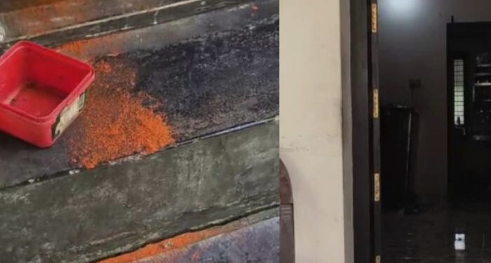 പാതിരാത്രി-വീടിന്റെ-പിന്‍വാതില്‍-തട്ടി-ശബ്ദമുണ്ടാക്കി,-പുറത്തിറങ്ങിയ-വീട്ടമ്മയെ-ഉപദ്രവിച്ച്-കയ്യിലെ-സ്വര്‍ണ-വളകള്‍-കട്ടര്‍കൊണ്ട്-മുറിച്ചെടുത്തു,-വീടിനു-ചുറ്റും-മുളക്-പടി-വിതറി,-ബന്ധുക്കളായ-കവര്‍ച്ചാ-സംഘം-പൊലീസ്-പിടിയില്‍,-മോഷണം-കടബാധ്യത-തീര്‍ക്കാന്‍