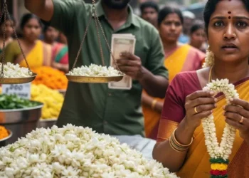 മുല്ലപ്പൂവോ-അതോ-തങ്കമോ?-മധുര-മുല്ല-കിലോയ്ക്ക്-12,000-രൂപ;-പൊങ്കൽ-വിപണിയിൽ-തീവില