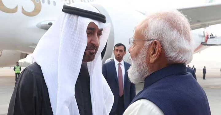 ഇത്തിരി-നേരം,-ഒത്തിരി-കാര്യം;-യുഎഇ-പ്രസിഡന്റിന്റെ-ഇന്ത്യാ-സന്ദർശനം-വെറും-മൂന്ന്-മണിക്കൂർ!-അതിനിടെ-ഇരുരാജ്യങ്ങളും-നിരവധി-പുതുകരാറുകളുമായ്-കൈകോർക്കാൻ-ധാരണയായി