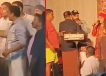 ക്ഷേത്രോത്സവ-​ഗാനമേളയിൽ-ഗണഗീതം-പാടി,-പാട്ട്-നിർത്തിച്ച്-സിപിഎം-പ്രവർത്തകർ,-പ്രദേശത്ത്-സംഘർഷാവസ്ഥ