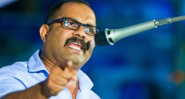 സിപിഎം-കുറേ-കാലം-തന്നെ-ആർഎസ്എസ്-ആക്കാൻ-നോക്കി,-ഇപ്പോൾ-ഐഎസ്-ആക്കാനുള്ള-ശ്രമത്തിലാണ്,-ഉഗ്രവിഷമുള്ള-ഐറ്റങ്ങൾ-മുന്നിൽ-വന്ന്-പത്തി-വിടര്‍ത്തിയിട്ട്-പേടിച്ചിട്ടില്ല,-പിന്നല്ലേ-എ-കെ-ജി-സെന്ററിൽ-വിരിയെച്ചെടുത്ത-നീർക്കോലികുഞ്ഞുങ്ങളും-തേളും-പഴുതാരയും!!!-എ-കെ-ബാലനും-സജി-ചെറിയാനും-പറഞ്ഞ-ചീഞ്ഞ-വര്‍ഗീയതയുടെ-നാറ്റം-ഒരിക്കലും-പോകില്ല-കെ-എം-ഷാജി