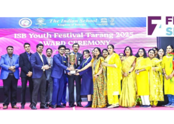 ഇന്ത്യൻ സ്‌കൂൾ യുവജനോത്സവത്തിൽ   ആര്യഭട്ട ഹൗസ് ഓവറോൾ ചാമ്പ്യന്മാർ