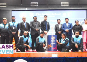 ഐസിസി ടി20 ലോകകപ്പ് ട്രോഫിക്ക്  ഇന്ത്യൻ സ്‌കൂളിൽ ഉജ്വല സ്വീകരണം