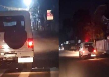 മദ്യപിച്ച്-കോൺതെറ്റി-ഔദ്യോഗിക-വാഹനമോടിച്ച്-പോലീസ്-ഉദ്യോഗസ്ഥൻ,-വാഹനം-നിർത്തിയിട്ടേക്കുന്നത്-കണ്ട്-നോക്കിയ-ബൈക്ക്-യാത്രികർ-കണ്ടത്-ഛർദിച്ച്-അവശ-നിലയിൽ-സർക്കാർ-വാഹനത്തിൽ-കിടക്കുന്ന-പോലീസുകാരനെ,-സ്റ്റേഷനിൽ-വിളിച്ചറിയിച്ചപ്പോൾ-പരാതിയില്ല,-ഒന്നു-മുഖമൊക്കെ-കഴുകി-വാഹനവുമെടുത്ത്-സ്‌റ്റേഷനിലേക്ക്-പൊയ്ക്കോളാൻ-നിർദേശം