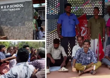 ദേശീയ-പണിമുടക്കിൽ-കേരളം-സ്തംഭിച്ചു:-സെക്രട്ടേറിയറ്റിൽ-ഹാജർ-നില-കുറവ്;-പുതിയങ്ങാടിയിൽ-സംഘർഷം