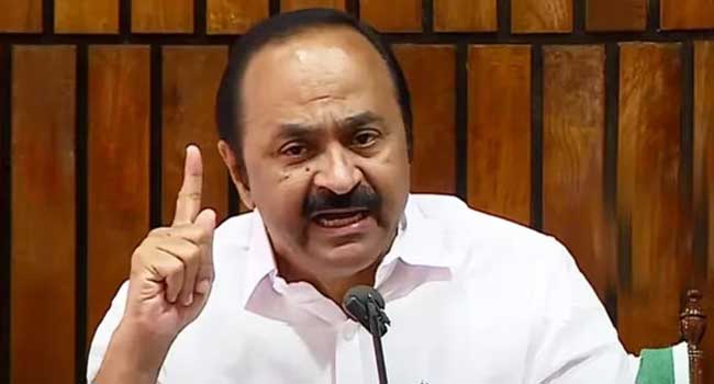 നിയമസഭയിൽ-ഒരു-കണക്ക്,-ഹൈക്കോടതിയിൽ-മറ്റൊന്ന്!!-ആഗോള-അയ്യപ്പസംഗത്തിൽ-നടന്നത്-ശബരിമലയിലേതിനു-സമാനമായ-കൊള്ള!!-സംഗമത്തിന്റെ-മുഴുവൻ-ക്രെഡിറ്റും-എടുക്കാൻ-ശ്രമിച്ച-മുഖ്യമന്ത്രിയും-ദേവസ്വം-മന്ത്രിയും-ഇപ്പോൾ-അഴിമതി-ആരോപണം-ഉയർന്നപ്പോൾ-കൈകഴുകി-മാറുകയാണോ?-വി-ഡി-സതീശൻ