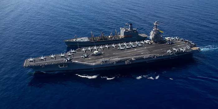 മിഡിൽ-ഈസ്റ്റിൽ-എല്ലാം-സജ്ജം,-വിമാനവാഹിനി-കപ്പൽ,-ആയിരക്കണക്കിന്-സൈനികർ,-ഫൈറ്റർ-വിമാനങ്ങൾ,-ഗൈഡഡ്-മിസൈൽ-ഡിസ്ട്രോയറുകൾ…-ഇറാനെതിരെ-ആഴ്ചകളോളം-നീളുന്ന-സൈനിക-നടപടിക്ക്-യുഎസിന്റെ-പടപ്പുറപ്പാട്!!-‘ഇങ്ങോട്ട്-ആക്രമിച്ചാൽ,-പശ്ചിമേഷ്യയിലെ-ഒറ്റ-യുഎസ്-സേനാതാവളങ്ങളേയും-വെറുതേവിടില്ല’-മറു-ഭീഷണിയുമായി-ഇറാനും