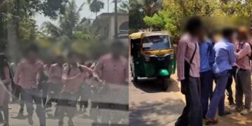 പരീക്ഷയ്ക്കെത്തിയ-പ്ലസ്-വൺ-പ്ലസ്-ടു-വിദ്യാർഥികൾ-തമ്മിൽ-കൂട്ടത്തല്ല്,-പിടിച്ചുമാറ്റാനെത്തിയ-ഓട്ടോ-ഡ്രൈവറേയും-വിദ്യാർഥികൾ-മർദിച്ചു,-ഒരു-വിദ്യാർഥിക്ക്-​ക്രൂരമായി-മർദനമേറ്റു