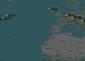 ഇറാനെതിരെയുള്ള-സൈനീക-വിന്യാസം-കൂടുതൽ-കടുപ്പിച്ച്-അമേരിക്ക;-യുദ്ധവിമാനങ്ങളുടെ-നിലയ്ക്കാത്ത-ഒഴുക്ക്-വ്യക്തമാക്കുന്ന-വീഡിയോ-പുറത്ത്;-എഫ്-16-ഫൈറ്റിങ്-ഫാൽക്കണുകൾ,എഫ്-15ഇ-സ്ട്രൈക്ക്-ഈഗിളുകൾ,-എഫ്-22-റാപ്റ്ററുകൾ-എന്നിവ-വിന്യസിക്കപ്പെട്ടു