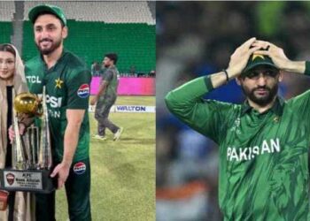 പാക്കിസ്ഥാൻ-ഇം​ഗ്ലണ്ടിനോ‌ട്-തോറ്റതിന്-ക്യാപ്റ്റന്റെ-ഭാര്യയ്ക്കും-മകനുമെതിരെ-ആരാധകരുടെ-പൊങ്കാല!!-‘എന്നെയും-നിഷ്കളങ്കനായ-എന്റെ-മകനെയും-അധിക്ഷേപിക്കുന്നത്-നിങ്ങൾക്ക്-ലോകകപ്പ്-നേടിത്തരില്ല,-പാകിസ്ഥാൻ-ആരാധകരെ’…-സമൂഹമാധ്യമങ്ങളിലൂടെ-ശപിച്ച്-സൽമാൻ-അലി-ആഗയുടെ-ഭാര്യ…-പിന്നാലെ-പോസ്റ്റ്-ഡിലീറ്റ്-ചെയ്തു