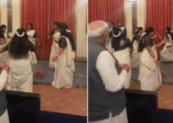 അത്താഴവിരുന്നിനെത്തിയ-മോദിയ്ക്ക്-നെതന്യാഹുവിന്റെ-വക-സർപ്രൈസ്;-ഒപ്പം-പ്രധാന-മന്ത്രിയുടെ-മനം-നിറയ്ക്കാൻ-മലയാളികളുടെ-തിരുവാതിരയും