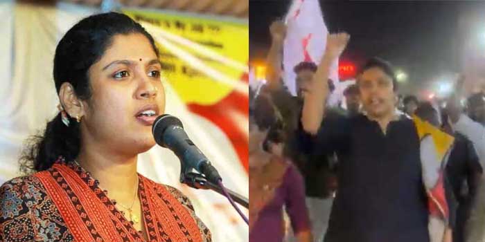 ‘പ്രതിഷേധ-പ്രകടനങ്ങളിൽ-വൈകാരിക-മുദ്രാവാക്യം-വിളികൾ-സ്വാഭാവികം,-സമൂഹമാധ്യമത്തിൽ-പ്രചരിക്കുന്നത്-വീഡിയോയുടെ-കട്ട്-ചെയ്തെടുത്ത-ചെറിയ-ഭാഗം-മാത്രം’-ചിന്താ-ജെറോം!!-അസഭ്യം-കലർന്നതും-പ്രകോപനപരമായ-മുദ്രാവാക്യം,-ചിന്ത-ജെറോം-ഉൾപ്പെടെ-55-പേർക്കെതിരെ-കേസ്