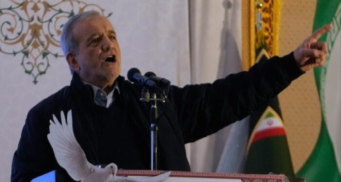 ഈ-രക്തം-വെറുതെയാകില്ല,-അമേരിക്കൻ-സയണിസ്റ്റ്-ശക്തികളെ-വേരോടെ-പിഴുതെറിയുന്ന-ഒരു-പോരാട്ടമായി-ഇത്-മാറും,-ഖമനേയിയുടെ-വധത്തിൽ-ഉത്തരവാദികളായവർ-വലിയ-വില-നൽകേണ്ടി-വരും,-ഇത്-കൊലപാതകമല്ല-കുറ്റകൃത്യമാണ്,-പ്രതികരണവുമായി-ഇറാൻ-പ്രസിഡന്റ്