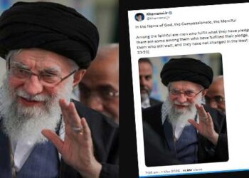 ‘‘സത്യവിശ്വാസികളുടെ-കൂട്ടത്തിൽ-ചില-പുരുഷൻമാരുണ്ട്,-ഏതൊരു-കാര്യത്തിൽ-അല്ലാഹുവിനോട്-അവർ-ഉടമ്പടി-ചെയ്തുവോ,-അതിൽ-അവർ-സത്യസന്ധത-പുലർത്തി,-അങ്ങനെ-അവരിൽ-ചിലർ-(രക്തസാക്ഷിത്വത്തിലൂടെ)-തങ്ങളുടെ-പ്രതിജ്ഞ-നിറവേറ്റി,-അവരിൽ-ചിലർ-(അത്)-കാത്തിരിക്കുന്നു,-അവർ-(ഉടമ്പടിക്ക്)-യാതൊരുവിധ-മാറ്റവും-വരുത്തിയിട്ടില്ല’’…-മരണശേഷം-പുറത്തുവന്ന-ഖമനയിയുടെ-എക്സ്-പോസ്റ്റ്