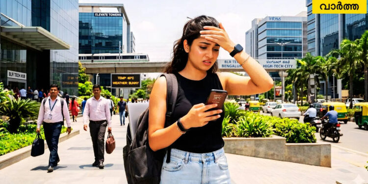 ‘അന്ന്-പറഞ്ഞത്-ഇവിടെ-എ.സി-വേണ്ടെന്ന്,-എന്നാല്‍-ഇപ്പോള്‍-എന്തൊരു-ചൂടാണ്’-;-ബെംഗളൂരുവിലെ-താപനിലയെക്കുറിച്ച്-പൊരിഞ്ഞ-ചര്‍ച്ച