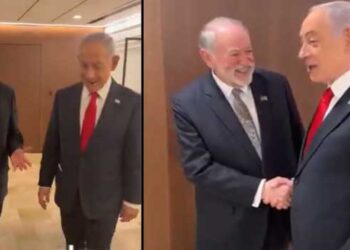 യുഎസ്-നഗരങ്ങളിലേക്ക്-ആണവായുധങ്ങൾ-എത്തിക്കാൻ-ശ്രമിക്കുന്ന-ഭ്രാന്തന്മാരെ-തുടച്ചുനീക്കുകയാണ്-അമേരിക്ക,-അതെ-മൈക്ക്,-ഞാൻ-ജീവനോടെയുണ്ട്…-നെതന്യാഹു!!-മൈക്ക്-ഹക്കബിക്കൊപ്പമുള്ള-വീഡിയോ-പുറത്തുവിട്ട്-ഇസ്രയേൽ