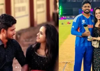 പഴംപൊരിയാണ്-ഞങ്ങളെ-ഒന്നിപ്പിച്ചത്;-ചാരുവുമായുള്ള-പ്രണയത്തെക്കുറിച്ച്-സഞ്ജു-സാംസണ്‍