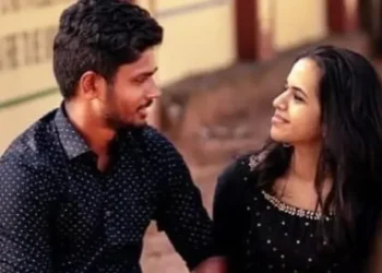 കരുത്തായി-കൂടെ-നിന്ന-പൊണ്ടാട്ടിക്ക്;-ചാരുവിന്-നന്ദി-പറഞ്ഞ്-സഞ്ജു