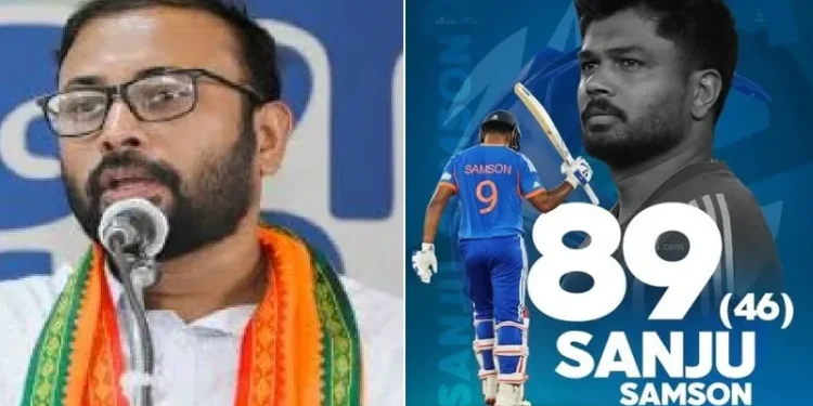 മെഡിക്കല്‍-കോളേജ്-ഗ്രൗണ്ടിന്റെ-പൈപ്പ്-വെള്ളത്തിന്റെ-മുന്നില്‍-തുടങ്ങിയ-യാത്ര-ലോകത്തിന്റെ-നെറുകയിലെത്തി.സഞ്ജുവിനെ-അഭിനന്ദിച്ച്-യുവരാജ്-ഗോകുല്‍