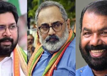 ‘എന്നോട്-മുട്ടിയാൽ-രാജീവിന്-പൂജ്യവും-എനിക്ക്-എ-പ്ലസും-കിട്ടും’-വി-ശിവൻകുട്ടി!!-ഒരു-തുണ്ട്-കടലാസോ,-അകമ്പടി-സേവിക്കാൻ-ആൾക്കൂട്ടമോ-ഇല്ലാതെ-ശിവൻകുട്ടിക്കും-രാജീവ്‌-ചന്ദ്രശേഖറിനും-സംവാദത്തിന്-വരാൻ-ധൈര്യമുണ്ടോ?-നേമത്തെ-സംവാദത്തിൽ-പ്രതികരണവുമായി-കെഎസ്-ശബരീനാഥനും