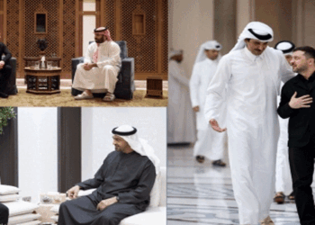 സൗദിയുമായും-ഖത്തറുമായും-10-വർഷം-നീളുന്ന-പ്രതിരോധ-സഹകരണ-കരാറിൽ-ഒപ്പുവച്ച്-യുക്രെയിൻ-പ്രസിഡന്റ്-വൊളോഡിമിർ-സെലെൻസ്കി;-​ഗൾഫ്-രാജ്യങ്ങൾക്ക്-പൂർണ്ണ-പിന്തുണയും-സൈനീക-സേവനവും-തീർച്ചയായും-ഞങ്ങളേകുമെന്നും-ഉറപ്പ്