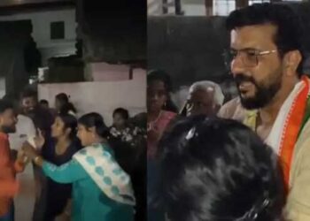 യുഡിഎഫ്-സ്ഥാനാർഥി-രമേശ്-പിഷാരടിയുടെ-തെരഞ്ഞെടുപ്പ്-പ്രചാരണം-തടഞ്ഞ്-കൗൺസിലർ-സിന്ധുരാജന്റെ-നേതൃത്വത്തിലുള്ള-ബിജെപി-പ്രവർത്തകർ!!-പ്രചാരണ-വാഹനത്തിന്റെ-താക്കോൽ-ഊരിയെടുത്തു,-പ്രവർത്തകർ-തമ്മിൽ-വാക്കുതർക്കം,-സംഘർഷം-ഒഴിവാക്കാൻ-പ്രചാരണം-നിർത്തിവച്ച്-സ്ഥാനാർഥി-മടങ്ങി