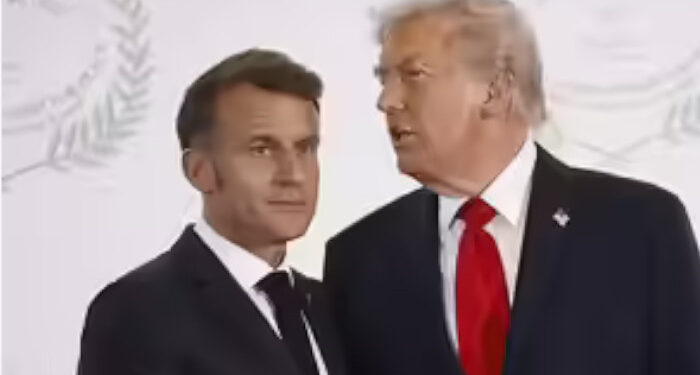 യുദ്ധം-ജയിച്ചുകഴിഞ്ഞിട്ട്-നിങ്ങളെക്കൊണ്ട്-എന്ത്-കാര്യം??-യുഎസിനെ-പിന്തുണയ്ക്കാൻ-വിസമ്മതിച്ച‌-ഫ്രഞ്ച്-പ്രസിഡന്റിനെ-അപമാനിച്ച്-ട്രംപ്,-ഭാര്യ-താടിക്കിട്ട്-തട്ടിയത്-സുഖപ്പെട്ടു-വരുന്നതേയുള്ളൂവെന്ന്-പരിഹാസം,-ട്രംപിന്റേത്-നിലവാരമില്ലാത്ത-സംസാരമെന്ന്-ഇമ്മാനുവൽ-മാക്രോണ്‍