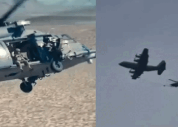 ഇറാൻ-ആക്രമണത്തിൽ-തകർന്ന-യുദ്ധവിമാനത്തിൽ-നിന്നും-കാണാതായ-സൈനീകനെ-കണ്ടെത്താൻ-‘സ്വിസ്-കത്തി‘കളെ-രം​ഗത്തിറക്കി-യുഎസ്;-അമേരിക്കയുടെ-സംവിധാനങ്ങൾ-നിയന്ത്രിക്കുന്ന-ഉദ്യോഗസ്ഥനെയാണ്-കാണാതായതെന്നാണ്-വിവരം