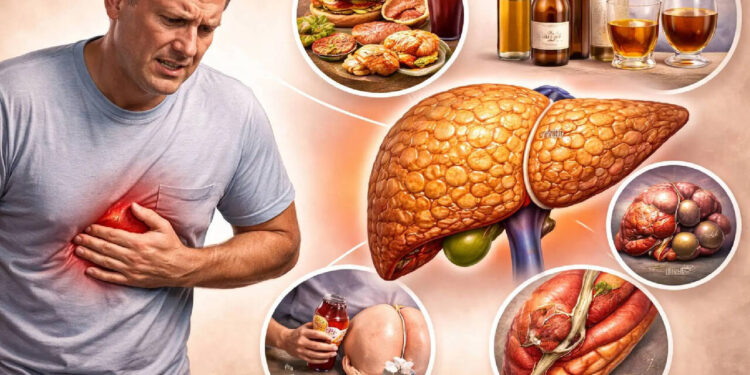 സുനൈന-റോഷൻ-വെളിപ്പടുത്തിയ-രോഗാവസ്ഥ:-എന്താണ്-ഗ്രേഡ്-3-ഫാറ്റി-ലിവർ?-കാരണം,-ലക്ഷണങ്ങൾ,-എന്തുകൊണ്ട്-അപകടകരമാണ്?