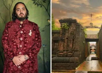 തളിപ്പറമ്പ്-രാജരാജേശ്വര-സന്നിധിയിൽ-അനന്ത്-അംബാനി;-ക്ഷേത്ര-നവീകരണത്തിനായി-15-കോടി-രൂപയുടെ-സമർപ്പണം