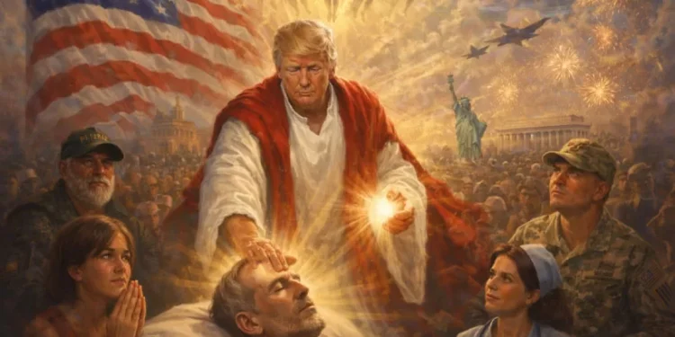 ക്രിസ്തുവായി-വേഷമിട്ട്-ട്രംപ്,-മാലാഖമാരും-യുദ്ധവിമാനങ്ങളും-അകമ്പടി;-പോപ്പിനെതിരെ-ട്രംപിന്റെ-പുതിയ-എഐ-വേഷപ്പകർച്ച!