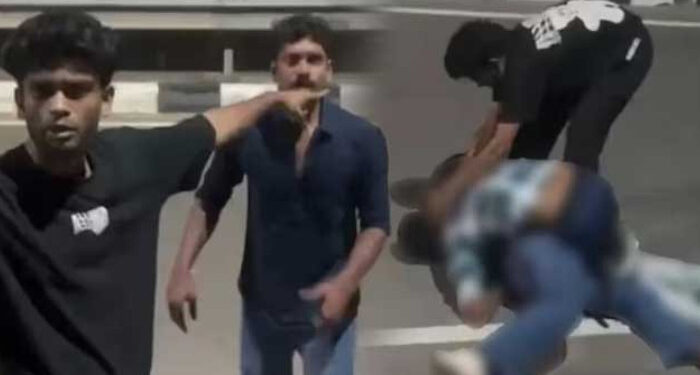 ‘കേസു-വന്നാലും-സാരമില്ല,-അവനെ-ചവിട്ടെടാ’…-ബാറിലുണ്ടായ-തർക്കം-പരിഹരിക്കാൻ-ഇടപെട്ടു,-യുവാവിനെ-സഹോദരങ്ങളും-കൂട്ടുകാരും-ചേർന്ന്-നടുറോഡിലിട്ട്-മർദിച്ച്-കൊലപ്പെടുത്തി,-ബാറിൽ-നിന്ന്-ഓടിയിറങ്ങിയ-യുവാവിനെ-റോഡിലിട്ട്-തലയിലും-മുഖത്തും-നെഞ്ചിലും-ചവിട്ടുന്നതിന്റെ-ദൃശ്യങ്ങൾ-പുറത്ത്!!-നാലുപേർ-പിടിയിൽ