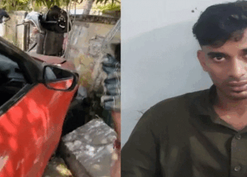 അപകടത്തിൽപെട്ട-കാറിൽ-നിന്നും-എംഡിഎംഎ-പിടികൂടി;-പരിക്കേറ്റവരെ-ആശുപത്രിയിലെത്തിച്ചയാൾക്ക്-മർദ്ദനം;-നെറ്റിയിൽനിന്ന്-രക്തംവാർന്ന്-യുവാവ്-ബോധരഹിതനായി-രക്ഷപ്പെടുത്തിയ-ആൾ