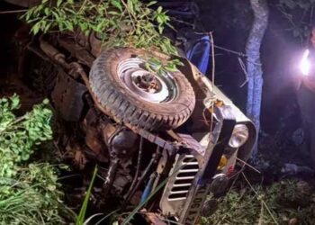 വിവാഹത്തിൽ-പങ്കെടുത്തു-മടങ്ങുന്നതിനിടെ-വ്യൂ-പോയിന്റ്-കാണാൻ-പോയി, -ജീപ്പ്-200-അടി-താഴ്ചയുള്ള-കൊക്കയിലേക്ക്-മറിഞ്ഞു,-സ്ത്രീയ്ക്കും-ആറുമാസം-പ്രായമുള്ള-കുഞ്ഞിനും-ദാരുണാന്ത്യം,-മൂന്നുപേരുടെ-നില-​ഗുരുതരം