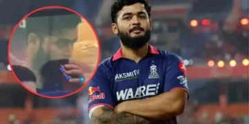 ഡ്രസ്സിംഗ്-റൂമിലിരുന്ന്-ഇ-സിഗരറ്റ്-വലിച്ചു;-രാജസ്ഥാൻ-റോയൽസ്-നായകൻ-റിയാൻ-പരാഗിന്-കനത്ത-പിഴ,-മാച്ച്-ഫീയുടെ-25%-ഒടുക്കണം