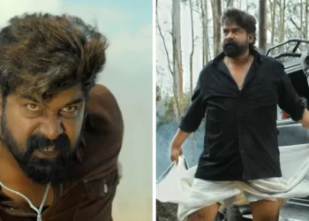 ഷാജി-കൈലാസ്-ജോജു-ജോർജ്-കോംബോയിൽ-‘വരവ്’;-തീപ്പൊരി-പാറിക്കുന്ന-ട്രെയിലർ-പുറത്ത്