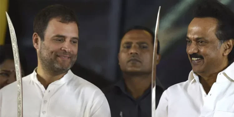 തമിഴ്‌നാട്ടിൽ-സഖ്യം-പൊളിഞ്ഞു;-വിജയ്‍യുമായി-കൈകോർത്ത്-കോൺഗ്രസ്,-‘ഇന്ത്യ’-മുന്നണി-തകർന്നുവെന്ന്-ഡിഎംകെ