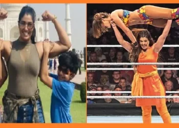 ലോകത്തിലെ-ഏറ്റവും-വലിയ-ഗുസ്തി-വേദിയിലേക്ക്,-തനി-നാടൻ-വേഷത്തിൽ-കവിതാദേവി