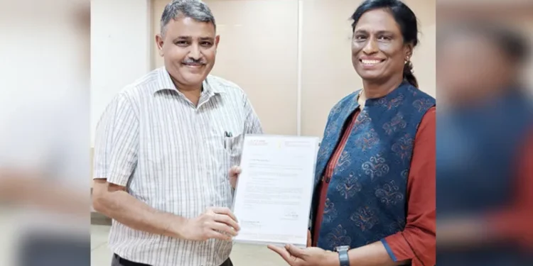 ഖേലോ-ഇന്ത്യ:-കായിക-വകുപ്പ്-സെക്രട്ടറിയുമായി-പിടി.-ഉഷ-എംപി-കൂടിക്കാഴ്ച-നടത്തി